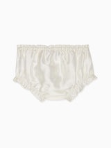 Ivory Manon Silk Ceremony Baby Girl Bloomers