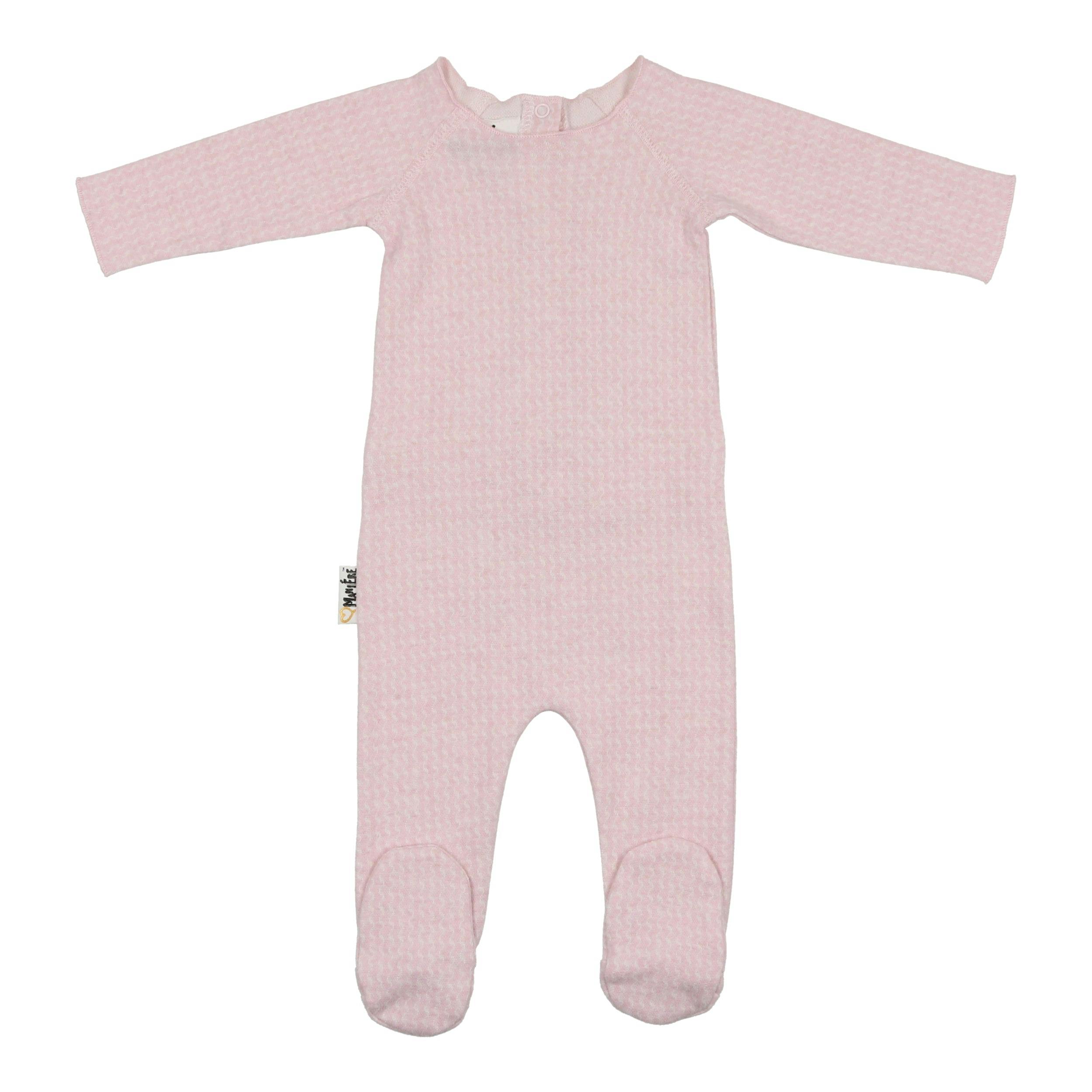 Wave Stripe Footie