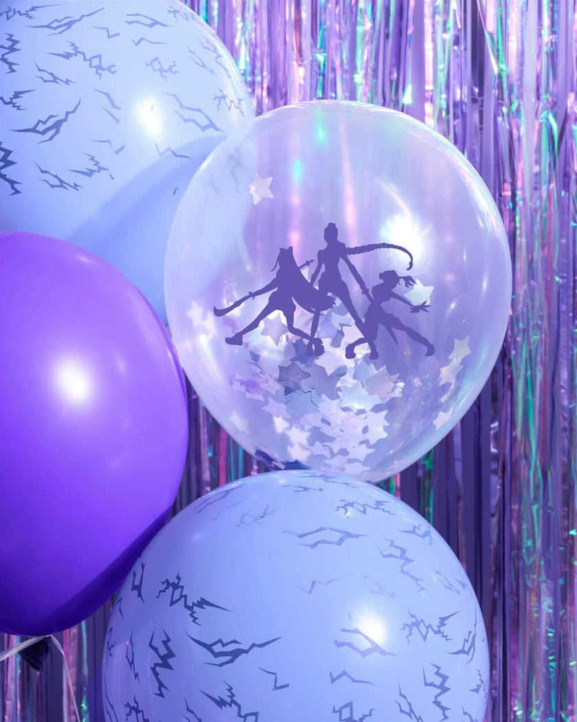 Kpop Party Balloons - 24 purple latex balloons