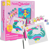 Little Yellow Bicycle: & Mermaid Paint-By-Number Canvas Kit