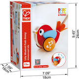 Lilly Musical Push-Along Wooden Toddler Toy