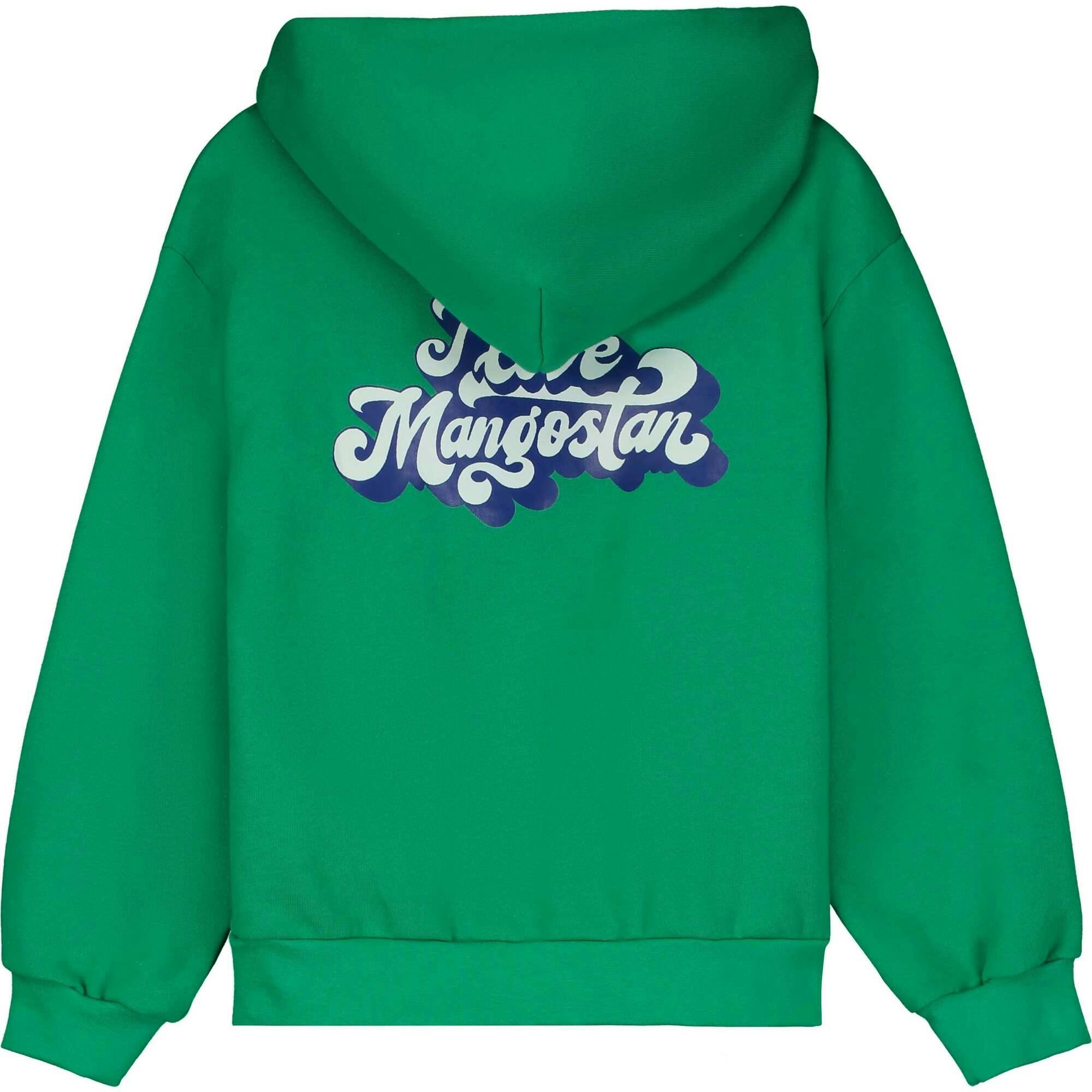 I LOVE MANGOSTAN ZIPPER HOODIE