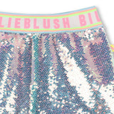 Blue Powder Sequin Beach Glass Shorts