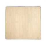 Kendi Beige Cotton Hand-Quilted Baby Blanket