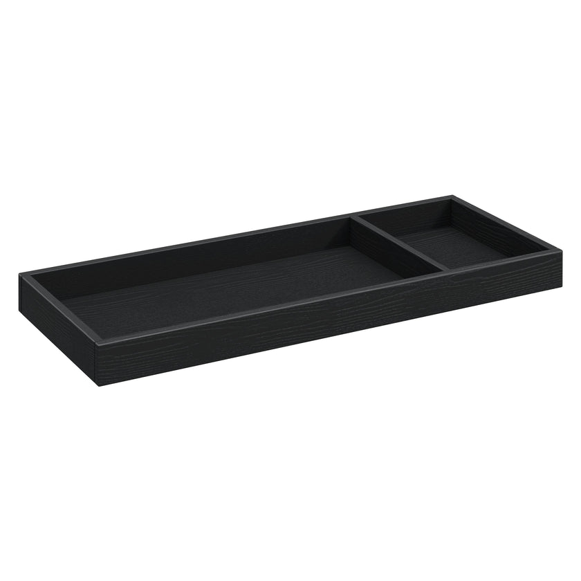 Universal Wide Removable Changing Tray in Archival Black