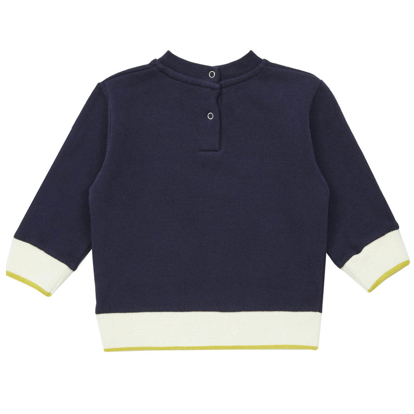 BONTON Sporty Blue Bad Boy Baby Sweatshirt