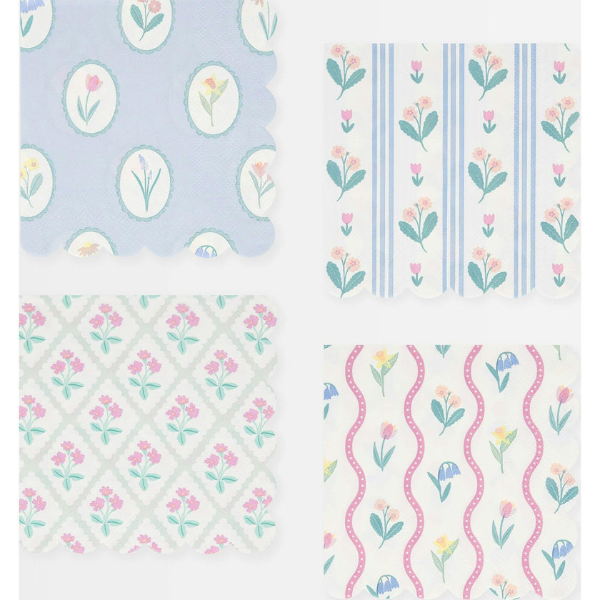 Bloomsbury Floral Pattern Small Napkins