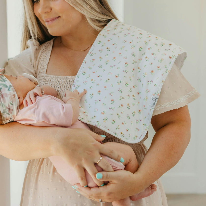3 Pack Premium Burp Cloths - Natalie