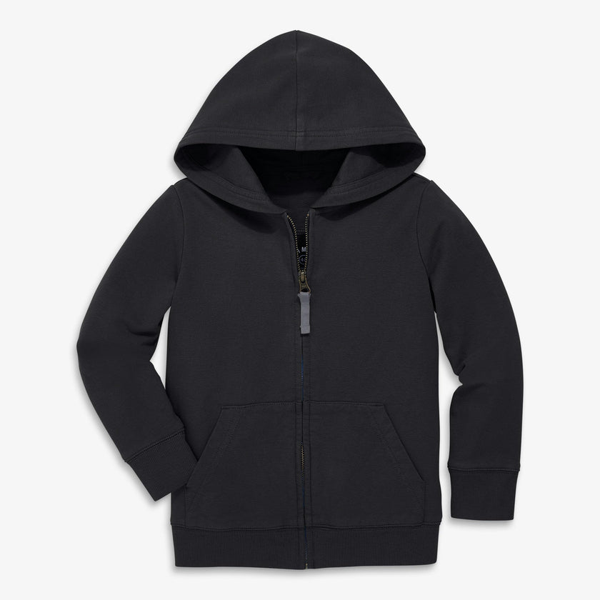 Kids zip hoodie in winter seasonal colors