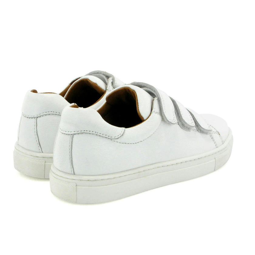 3 Straps Sneakers - white smooth