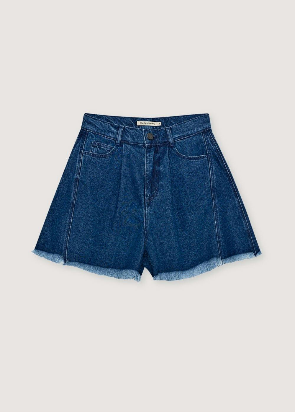 TNS Denim Woman Short Indigo Denim