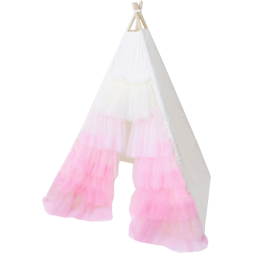 Ruffled Tulle Play Tent
