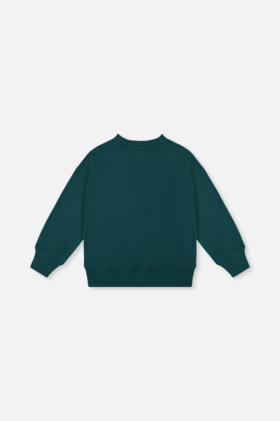 Fleece Sweatshirt Green Forest
