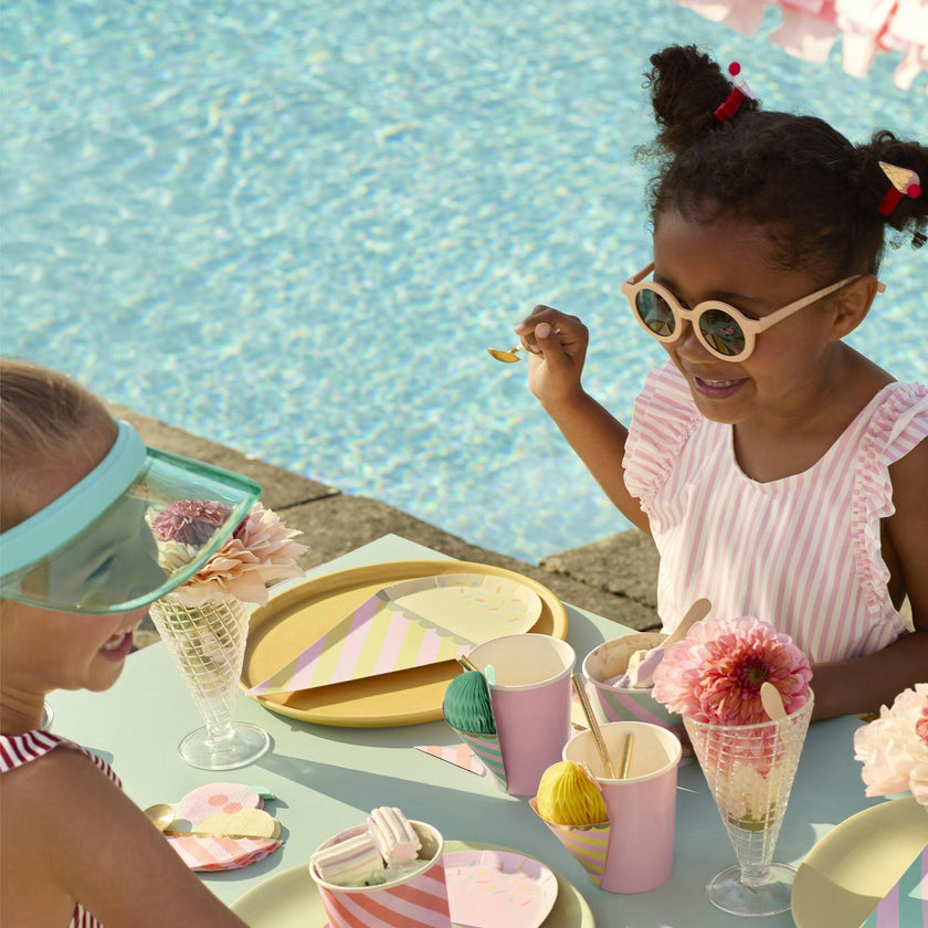 Ice Cream With Sprinkles Plates