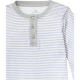 Kid's Pima Snug Fit Pajama Set in Pink Stripe