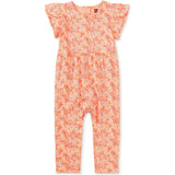 Tulip Sleeve Baby Romper, Natural