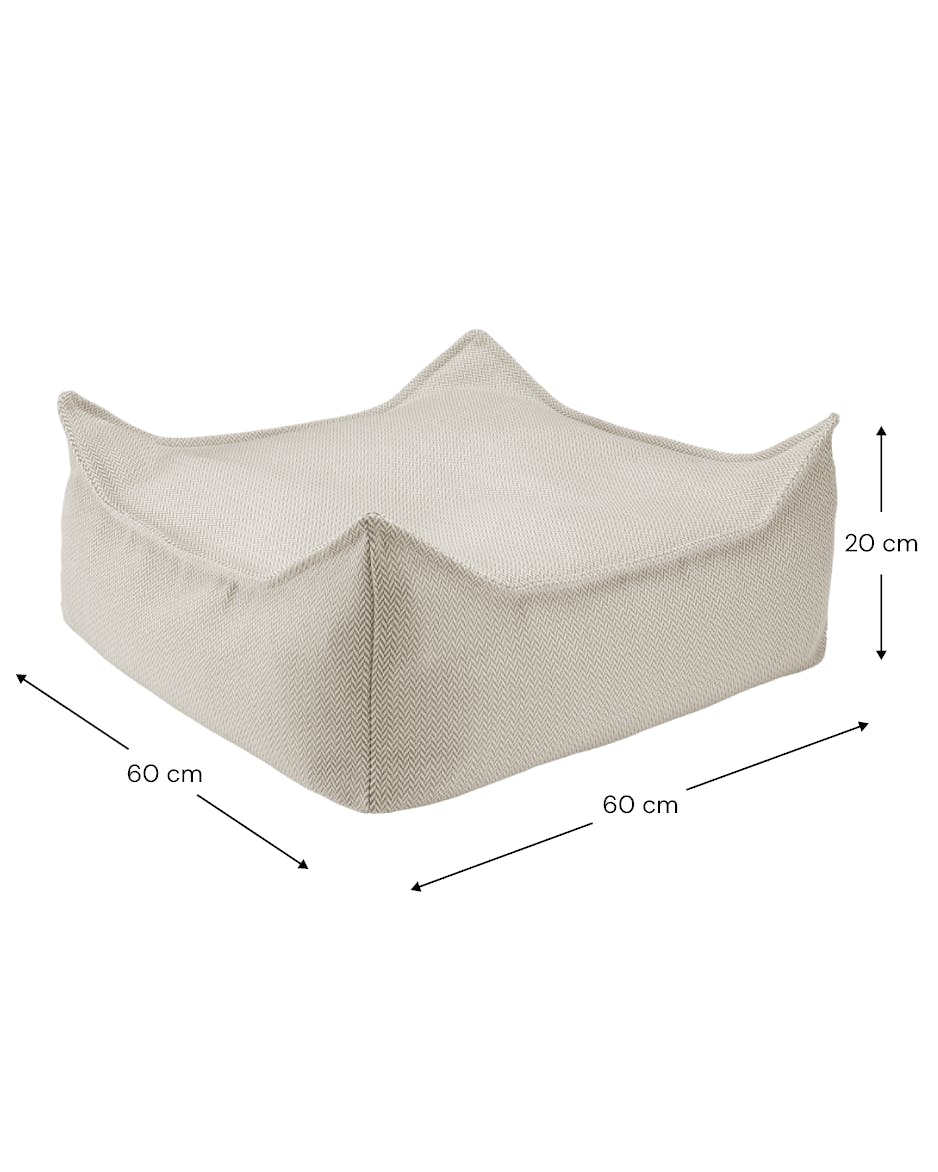 Terra Outdoor Square Ottoman