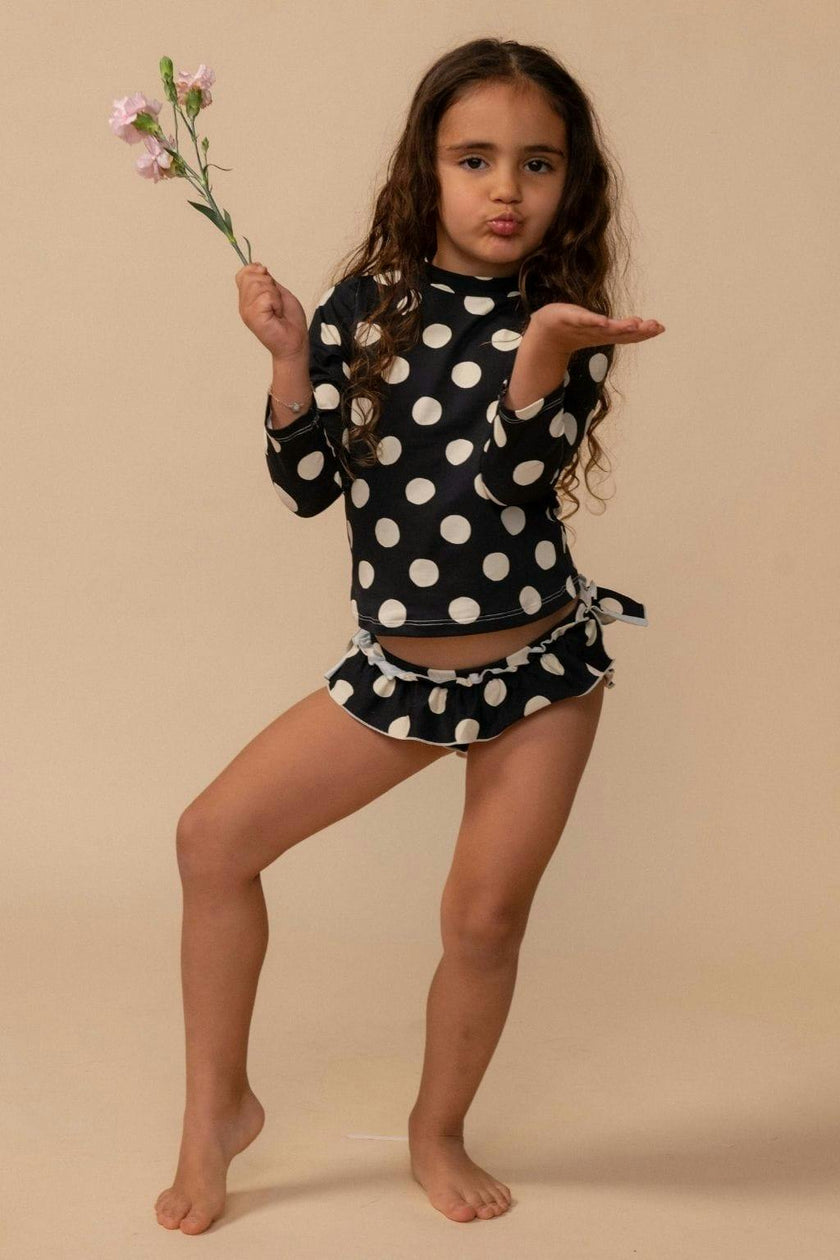 Polka Dot Mini Rashguard