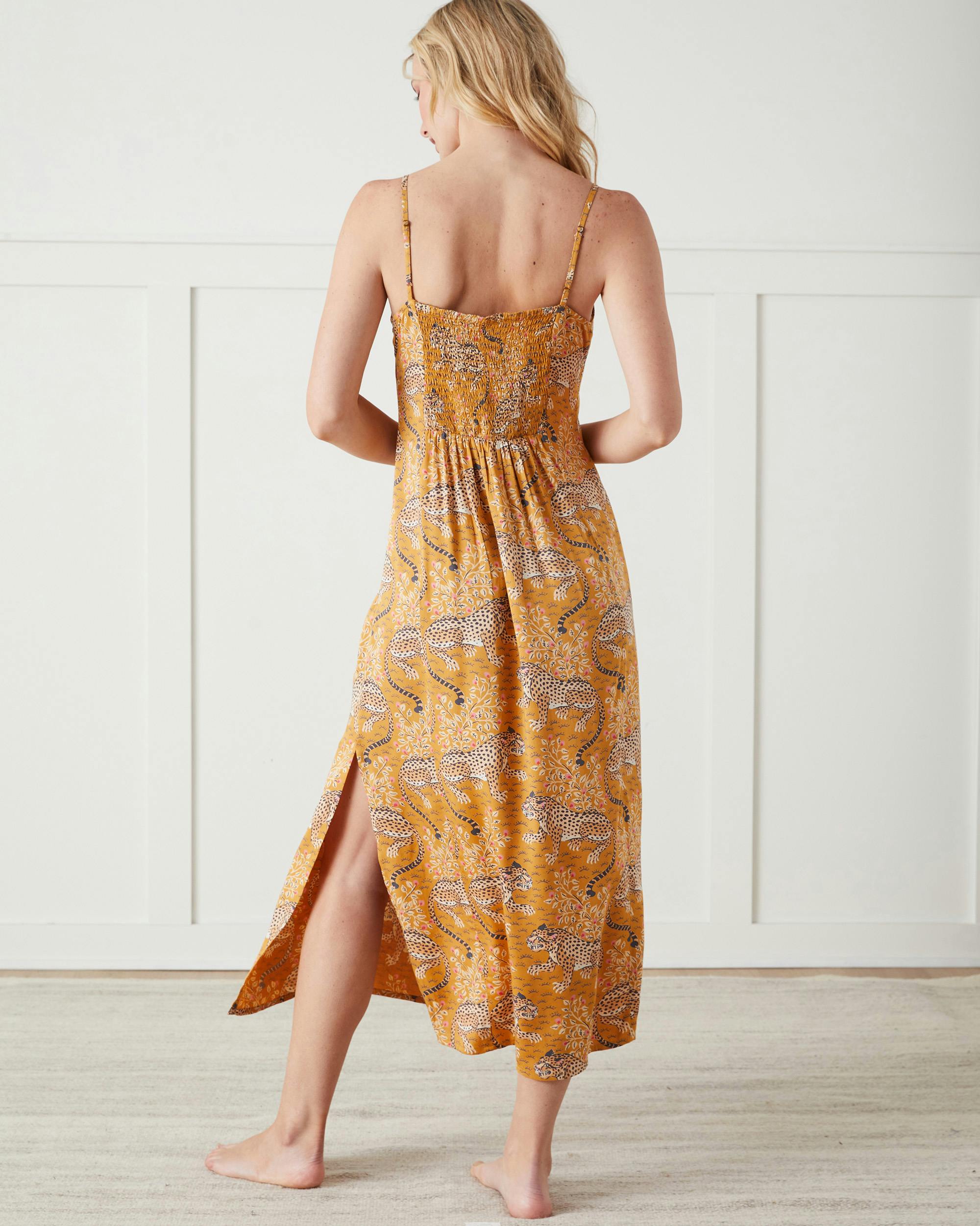 Bagheera - Eco Satin Chic to Sleep Nightie - Tobacco
