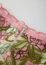 Bonnie Embroidered Mini Skirt