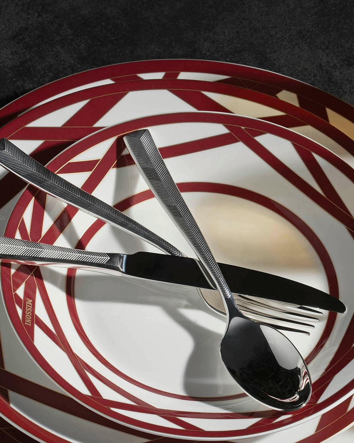 Table Forks ZIG ZAG Set of 6  Steel L 8