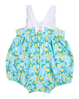 Lemon Print Bubble Bottom Swimsuit