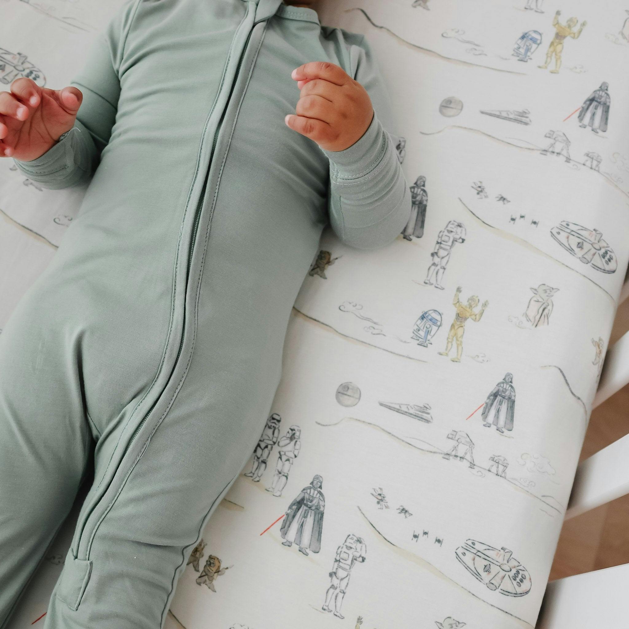 Premium Knit Fitted Crib Sheet - Tatooine