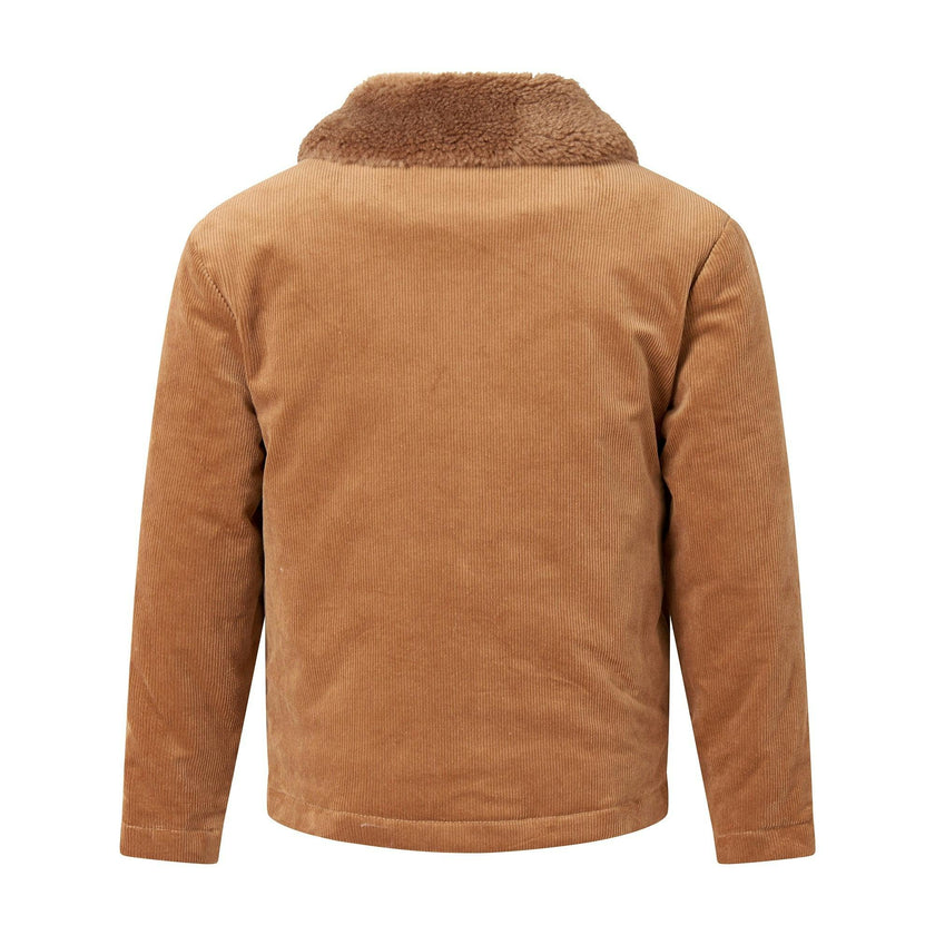 Cord Shearling Jacket