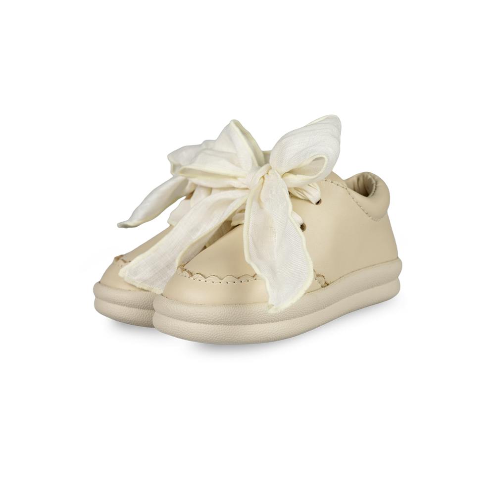 Brookli Sneakers | Cream Leather