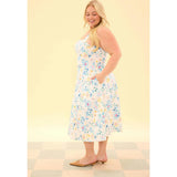 Petal Dress in Blue Bouquet
