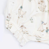 Flower Ducklings - Smocked Dress Set with Headband