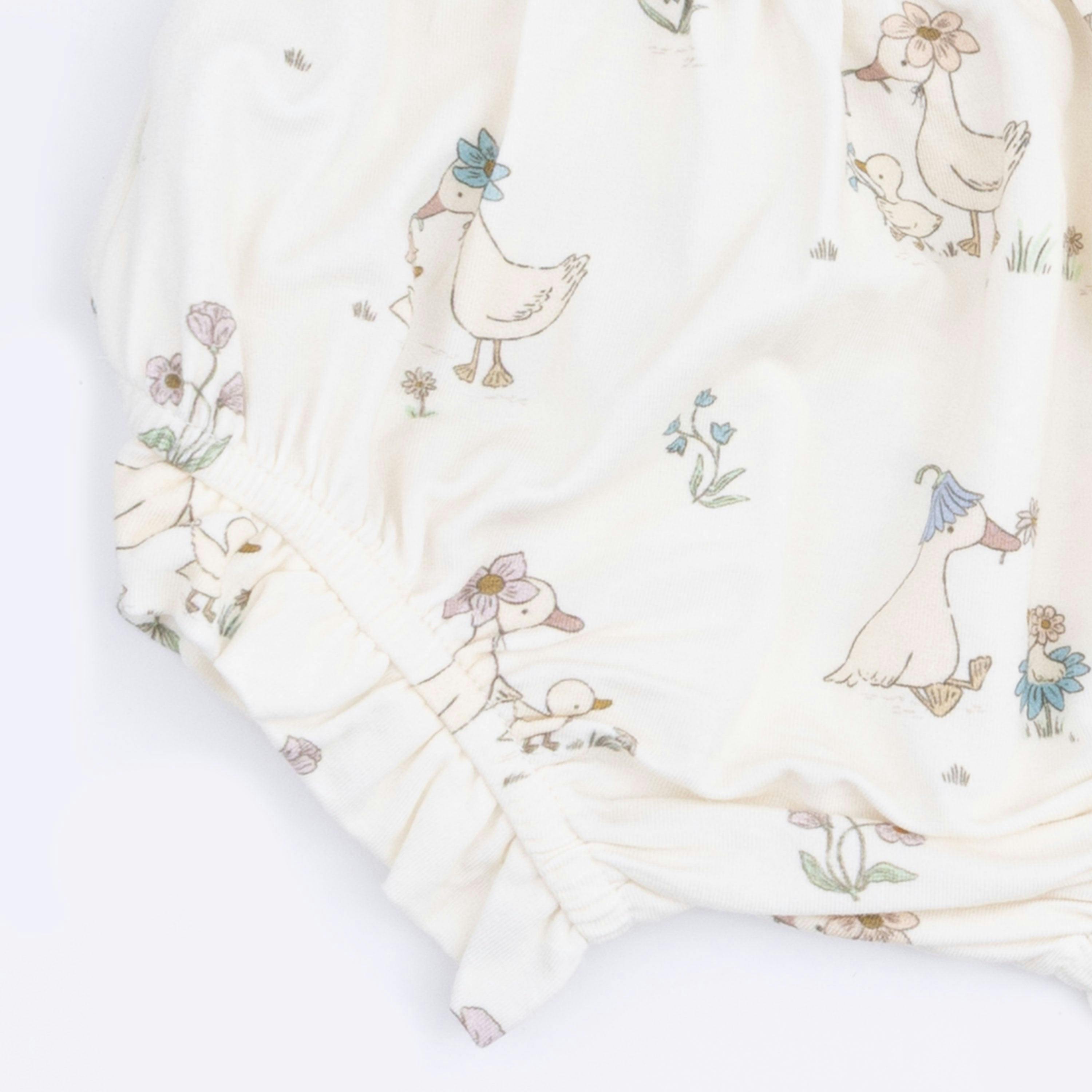 Flower Ducklings - Smocked Dress Set with Headband