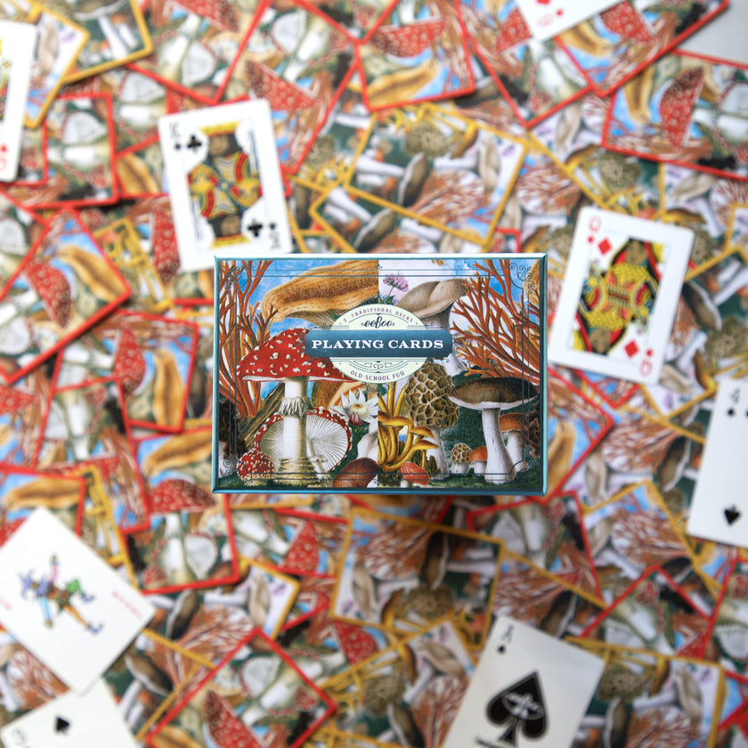 Piece & Love: Mushroom Playing Cards