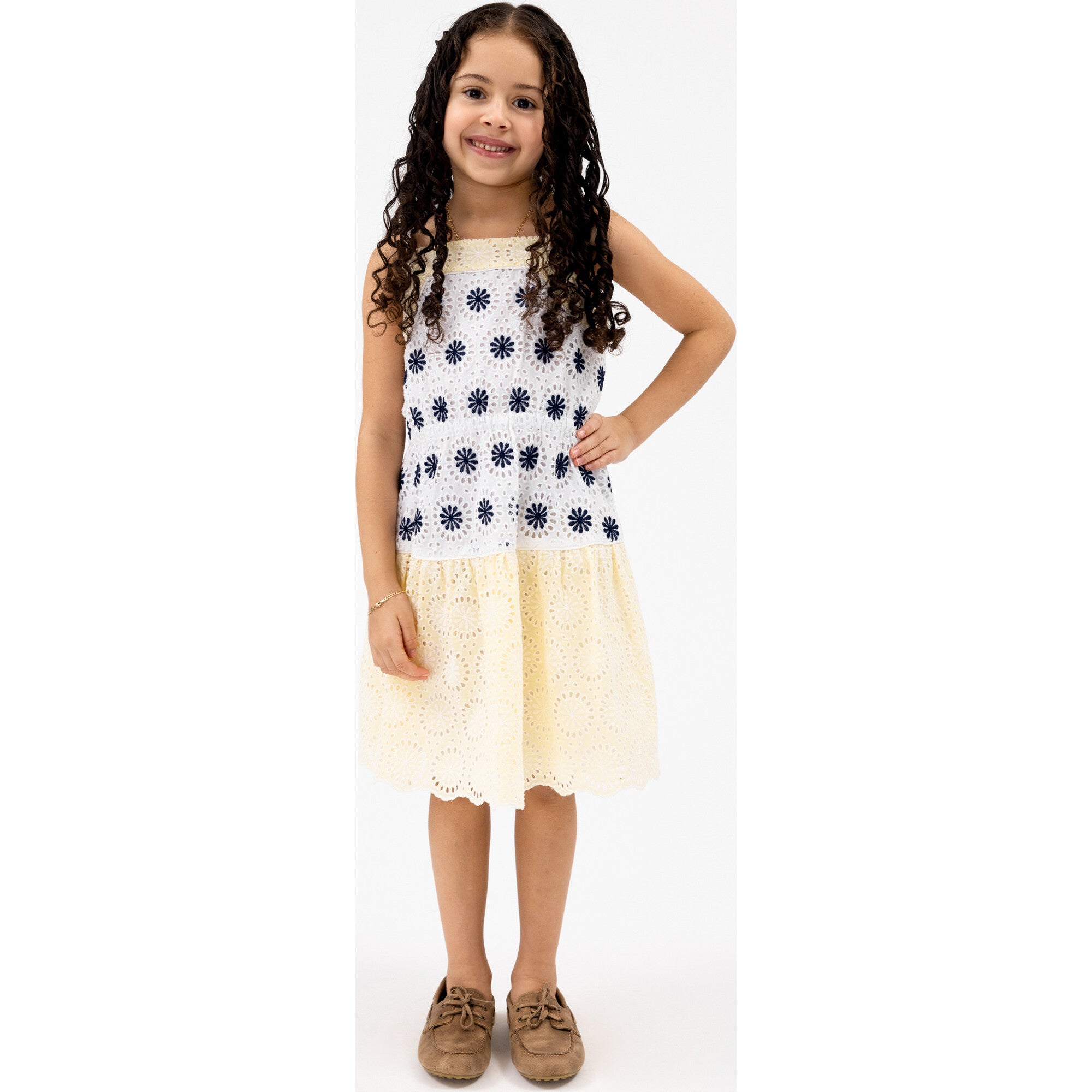 Mini Teddy Dress, Yellow