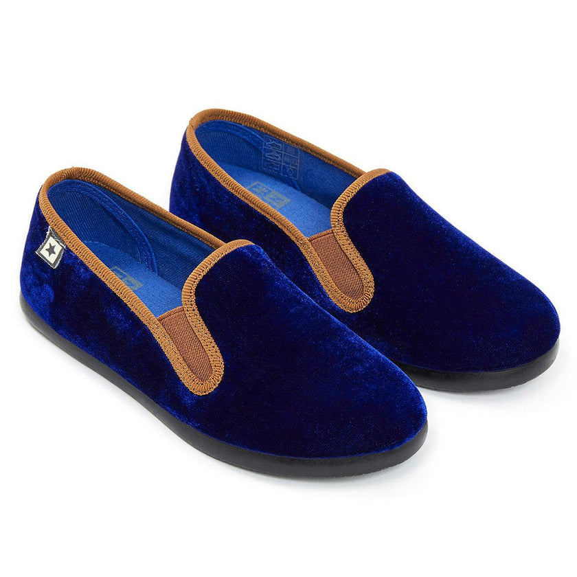 John Velvet Dress Shoes, Cobalt Blue