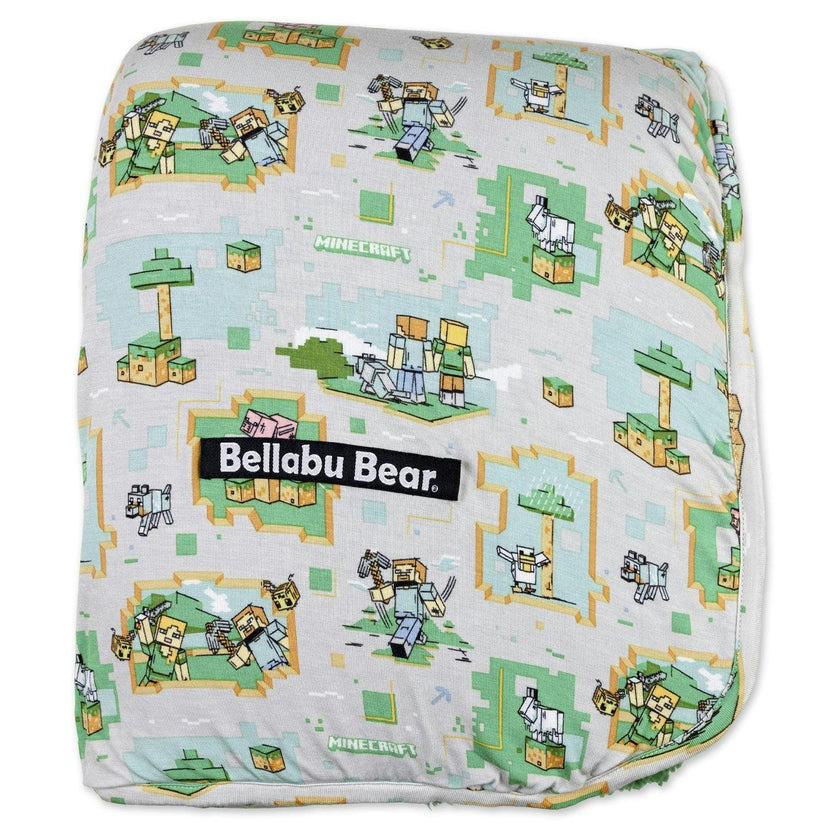 Minecraft: Overworld Dreams Bamboo Sherpa Blanket