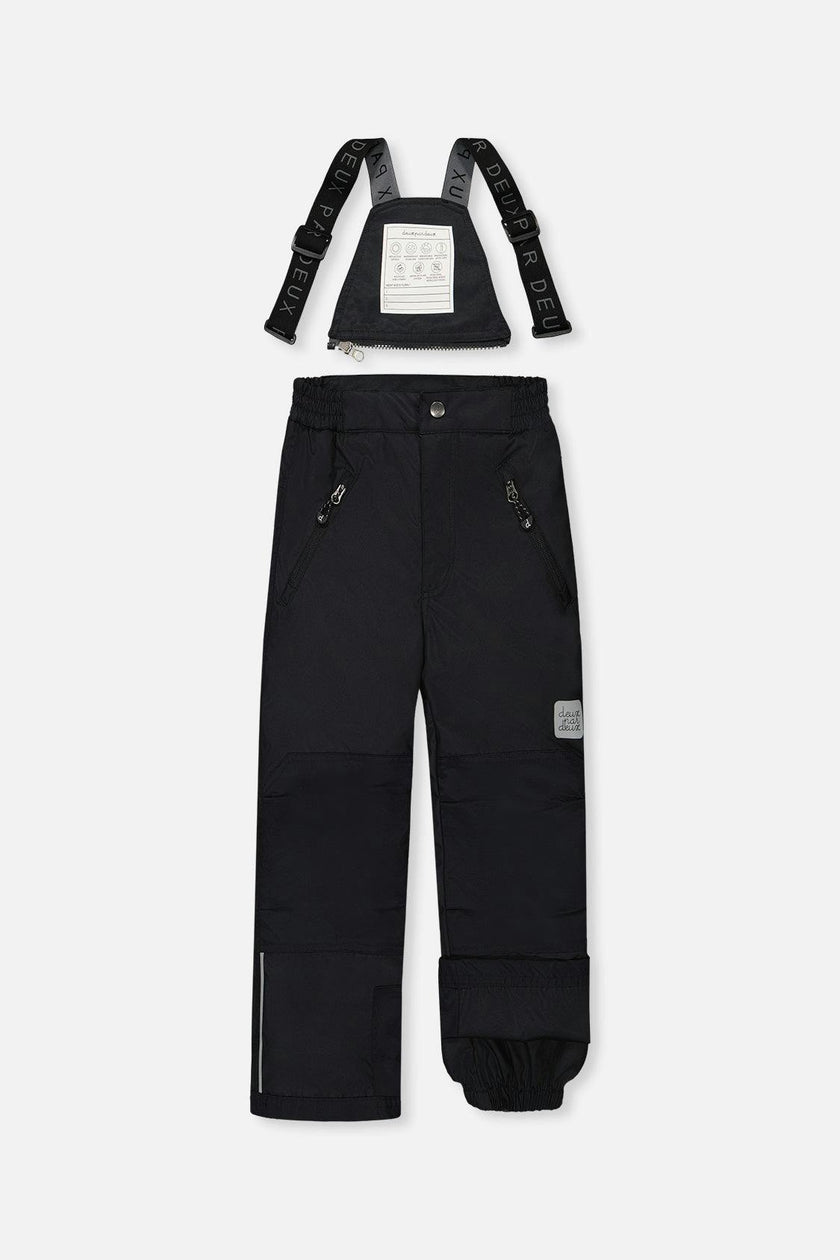 Two Piece Play Snowsuit Black With Black Pants