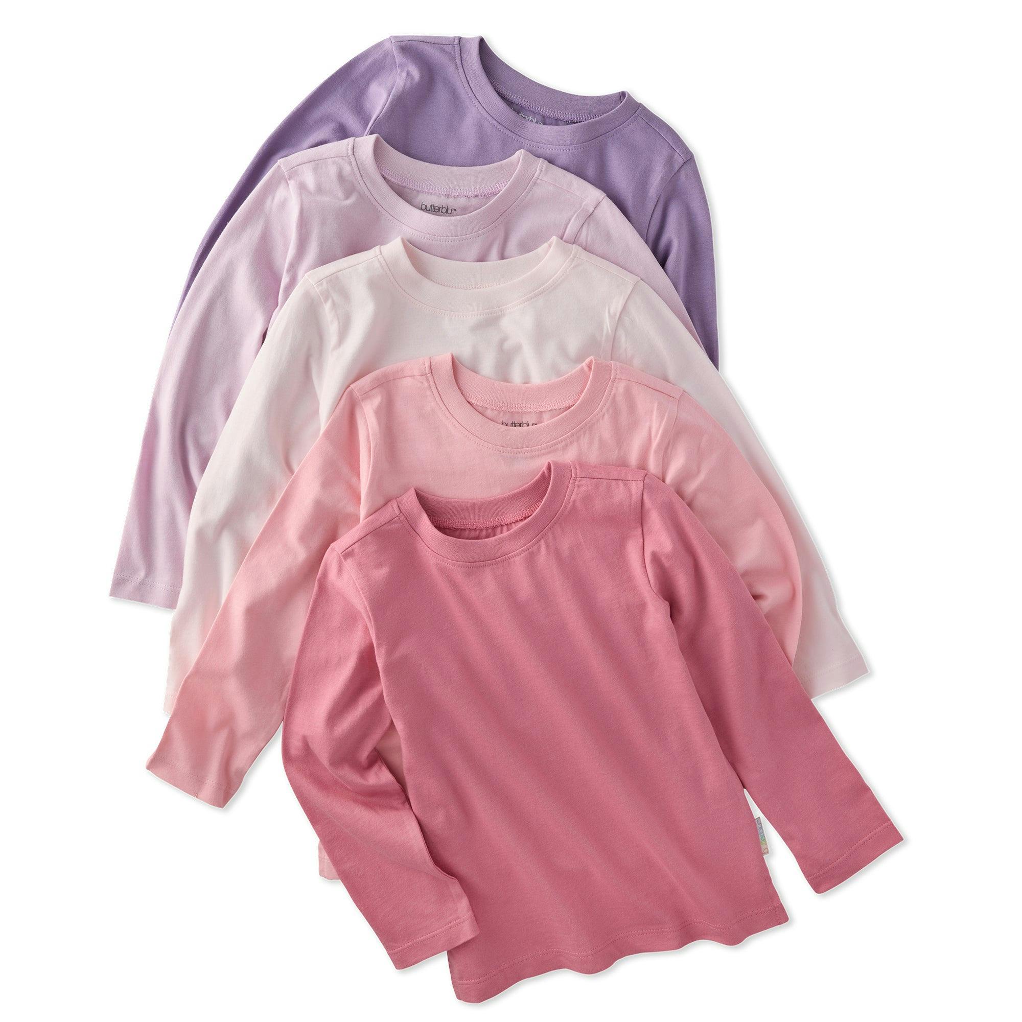 LONDON 5-Pack Toddler Long Sleeve T-Shirts