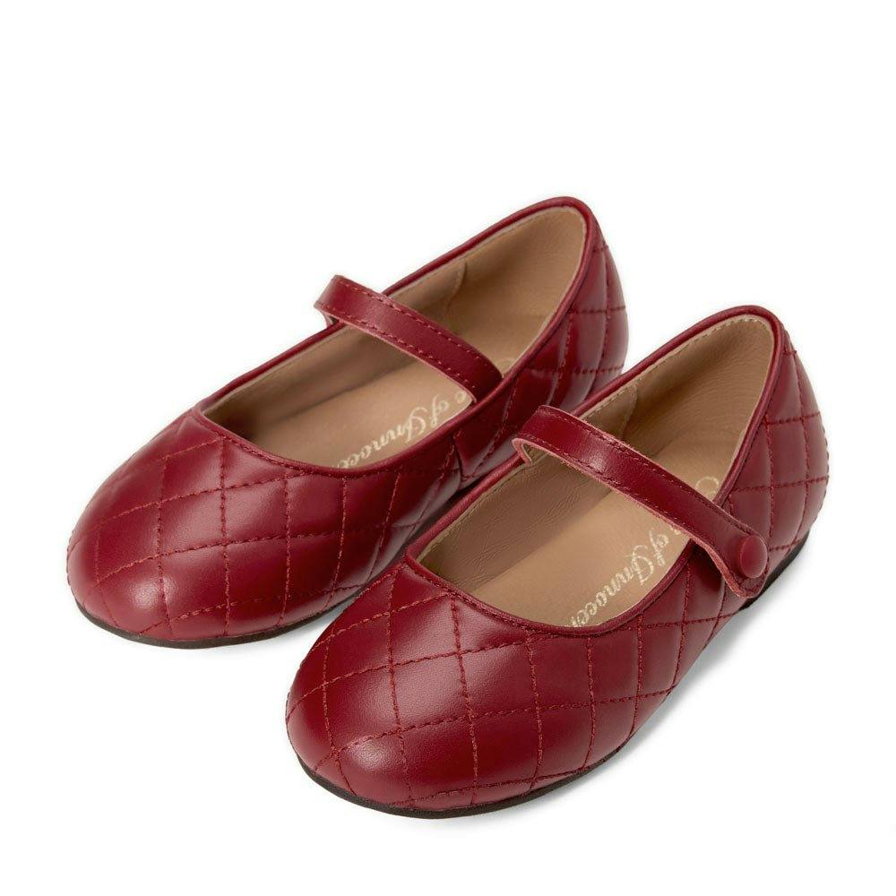 Coco Quilted Strap Leather Shoes
