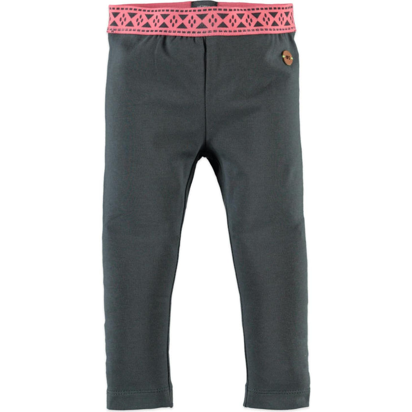 Abstract Pattern Waistband Leggings