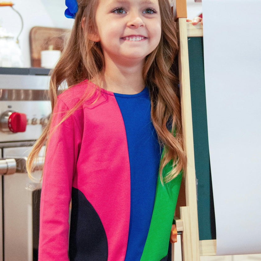 Knit Dress With Paintbrush
