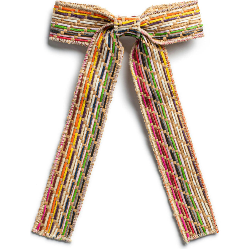 Tabitha Luxe Linen Long Tail Clip
