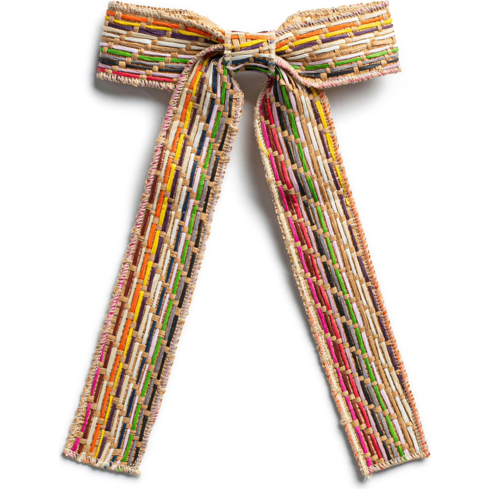 Tabitha Luxe Linen Long Tail Clip