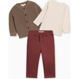 Organic Winter Layers 3 Piece Bundle Cranberry
