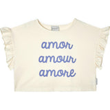 Mipounet SS26 Amour, T Shirt Ecru