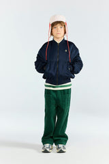 Navy Panda Bomber Jacket