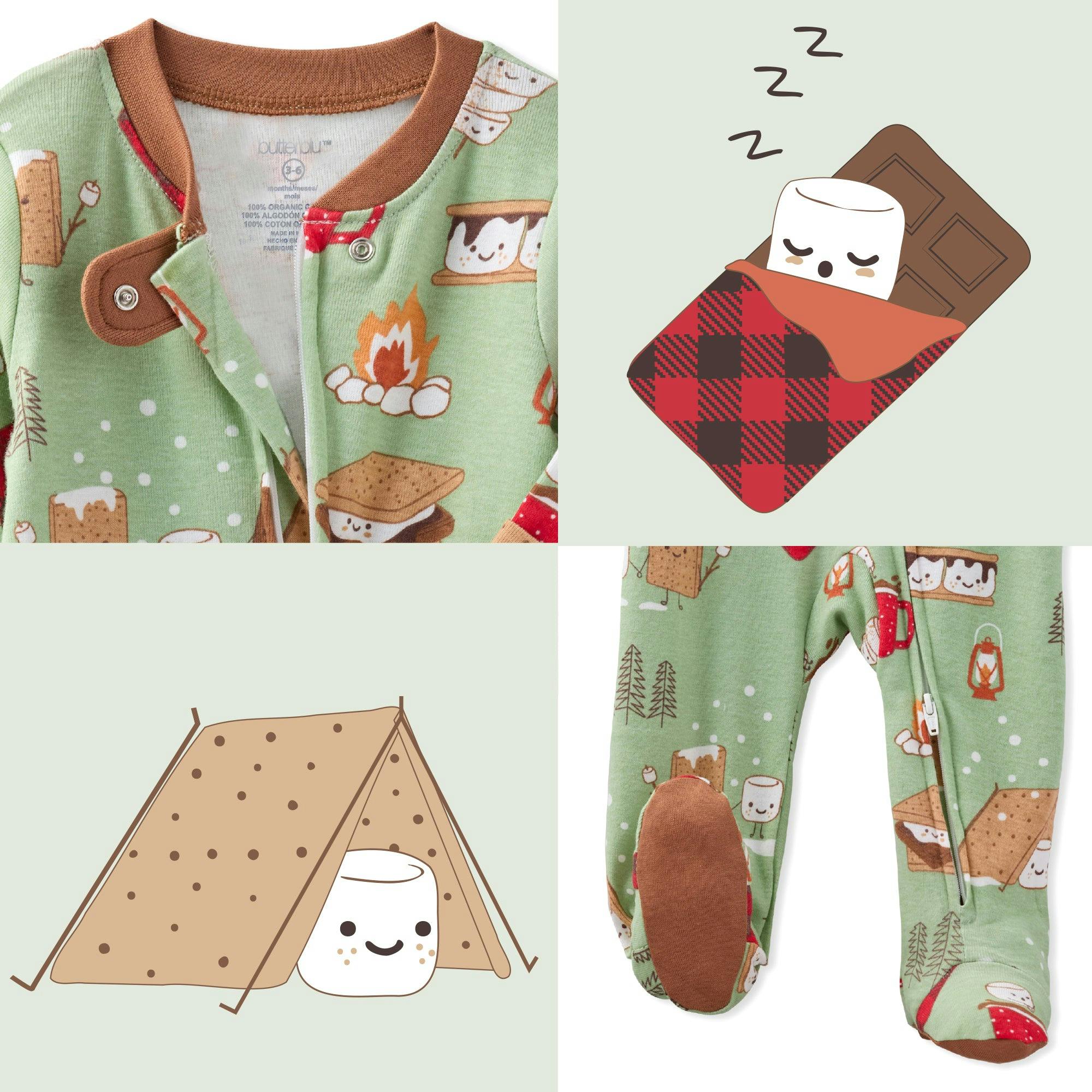 SCOUT Sleep & Play Baby Boys Pajamas