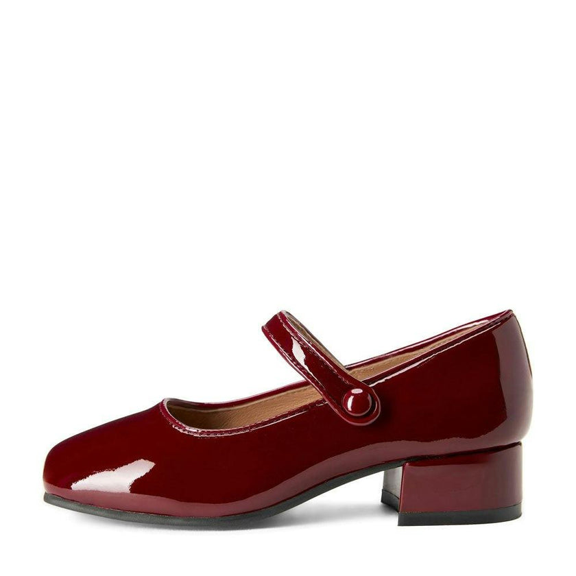 Holly Square Toe Buckle Strap Heels