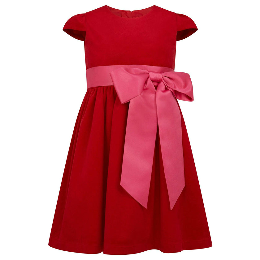 Lilibet Velvet & Satin Party Dress