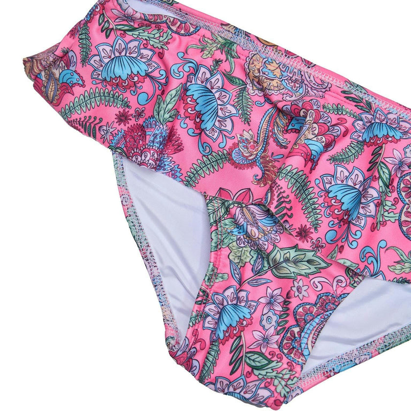 Girls Frill Bikini Set – Triangle Top & Frill Detail (Liberty)
